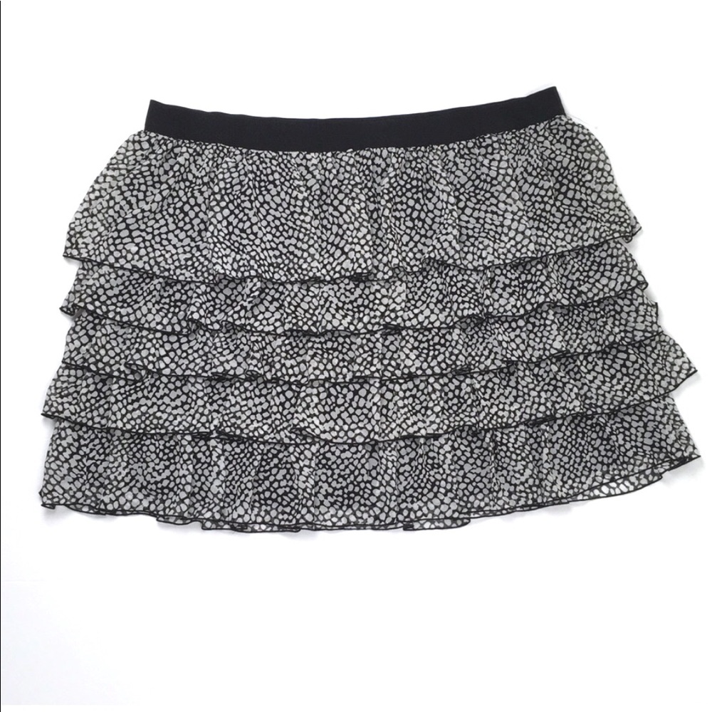 NWOT Lane Bryant Dot Print Tier Skirt 22/24